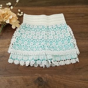 Girls Crochet Shorts